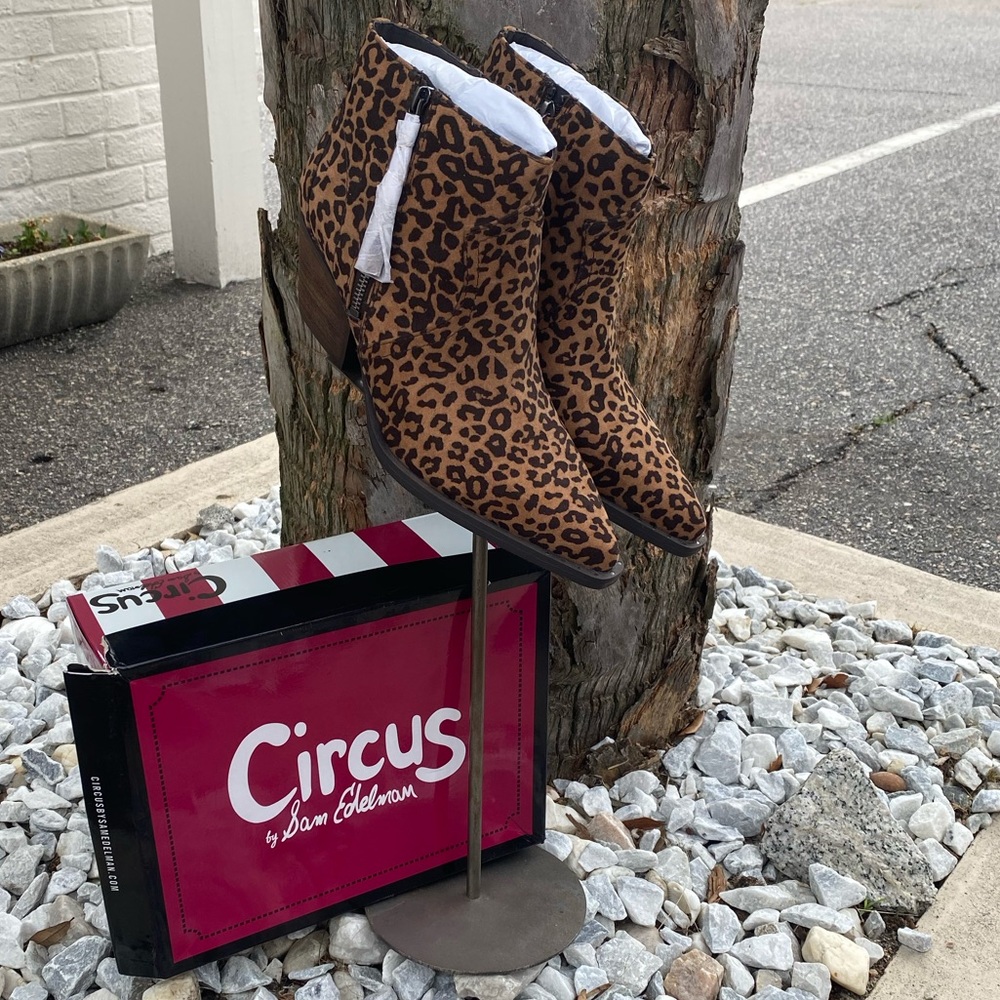 Sam Edelman Cheetah Ankle Boots